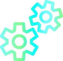 Cogwheels Creative Icon Design vector