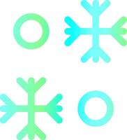 diseño de icono creativo de copo de nieve vector