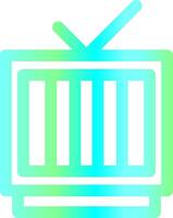 Television Creative Icon Design vector