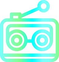 Radio Creative Icon Design vector