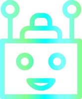 Chatbot Creative Icon Design vector