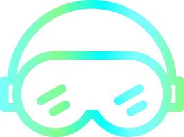 Ski Goggles Creative Icon Design vector