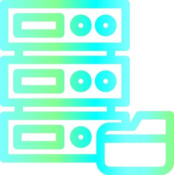 diseño de icono creativo de base de datos vector