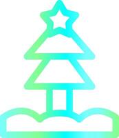 Christmas Tree Creative Icon Design vector