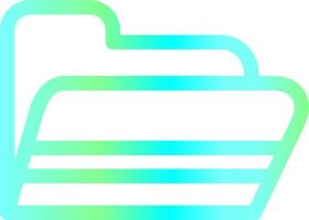 Folder Creative Icon Design vector