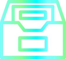 Files Box Creative Icon Design vector