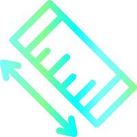 Ruler Creative Icon Design vector