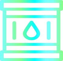 Oil Barrel Creative Icon Design vector