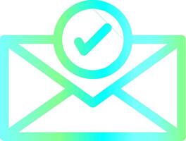 Email Creative Icon Design vector