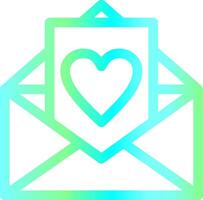 Love Letter Creative Icon Design vector