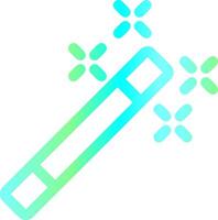 Line Blue Green Gradient Design vector