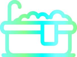 Bathtub Creative Icon Design vector