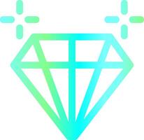 diseño de icono creativo de diamante vector