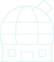 Observatory Creative Icon Design vector