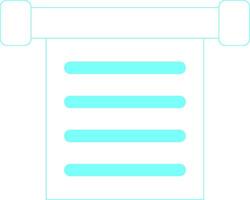 Scroll Creative Icon Design vector