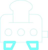 Toaster Creative Icon Design vector