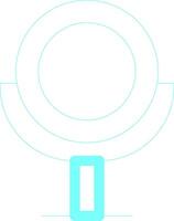 Mirror Creative Icon Design vector