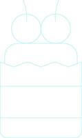 Cupcake Creative Icon Design vector