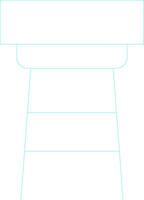 Stool Creative Icon Design vector
