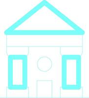 Courthouse Creative Icon Design vector