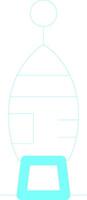 Space Capsule Creative Icon Design vector