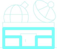 Observatory Creative Icon Design vector