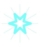 Star Creative Icon Design vector