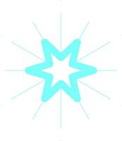 Star Creative Icon Design vector