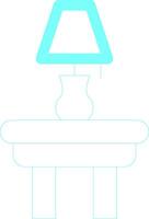 Night Stand Creative Icon Design vector
