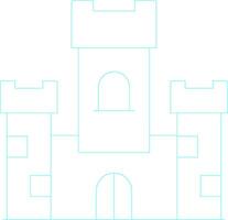 Castle Creative Icon Design vector