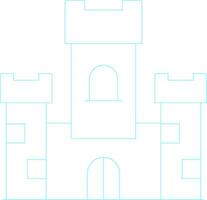 Castle Creative Icon Design vector