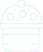 Cupcake Creative Icon Design vector