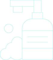 Shampoo Creative Icon Design vector