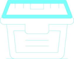 Food Container Creative Icon Design vector