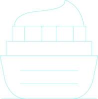 Face Cream Creative Icon Design vector