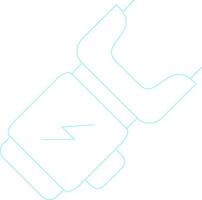 Electroshock Creative Icon Design vector