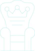 Throne Creative Icon Design vector
