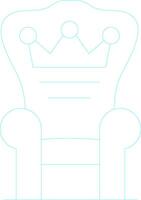 Throne Creative Icon Design vector