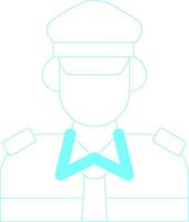 Captain Creative Icon Design vector