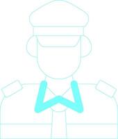 Captain Creative Icon Design vector