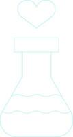 Test Tube Creative Icon Design vector