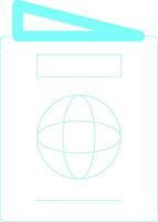Passport Creative Icon Design vector