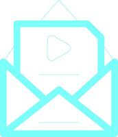 Mail Advertising Creative Icon Design vector