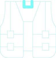 High Visibility Vest Creative Icon Design vector