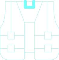 High Visibility Vest Creative Icon Design vector