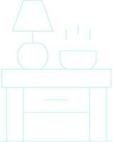 Nightstand Creative Icon Design vector