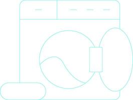 Laundry Creative Icon Design vector