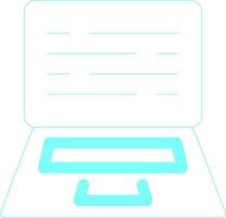 Laptop Creative Icon Design vector