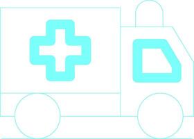 Ambulance Creative Icon Design vector