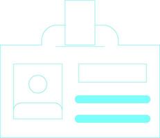 ID Card Creative Icon Design vector